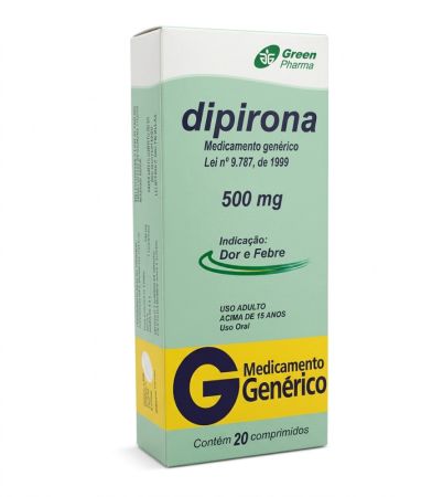 Dipirona Monoidratada 500mg 20CPR 