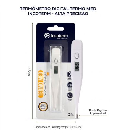 Termômetro Digital Rígido - Incoterm