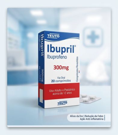 Ibupril Ibuprofeno 300mg 20 Comprimidos