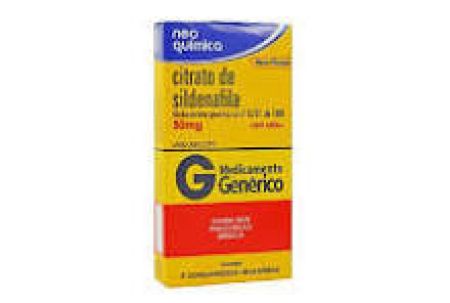 Citrato de Sildenafila 50mg 4 Comprimidos Neo Química Genérico